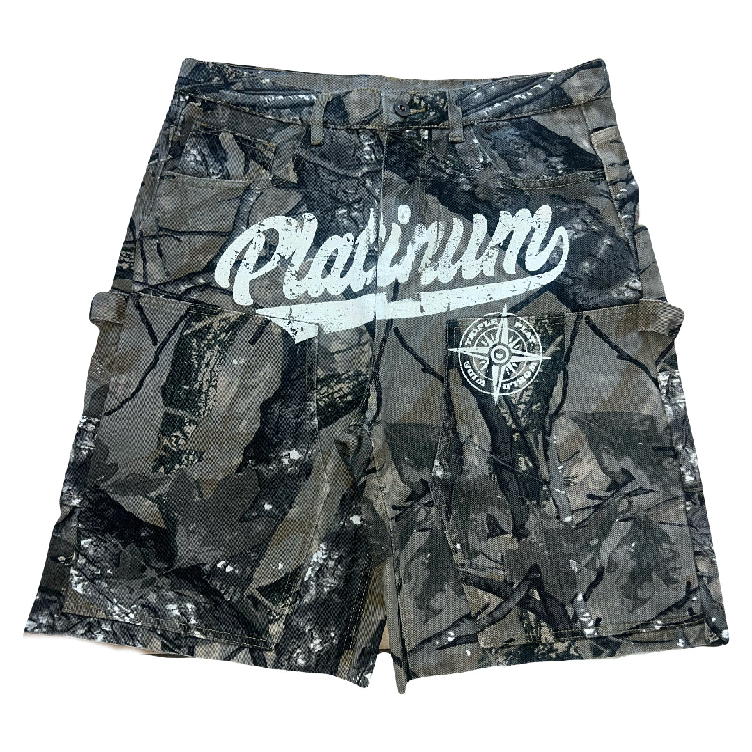 Soulja Camo Jean Shorts