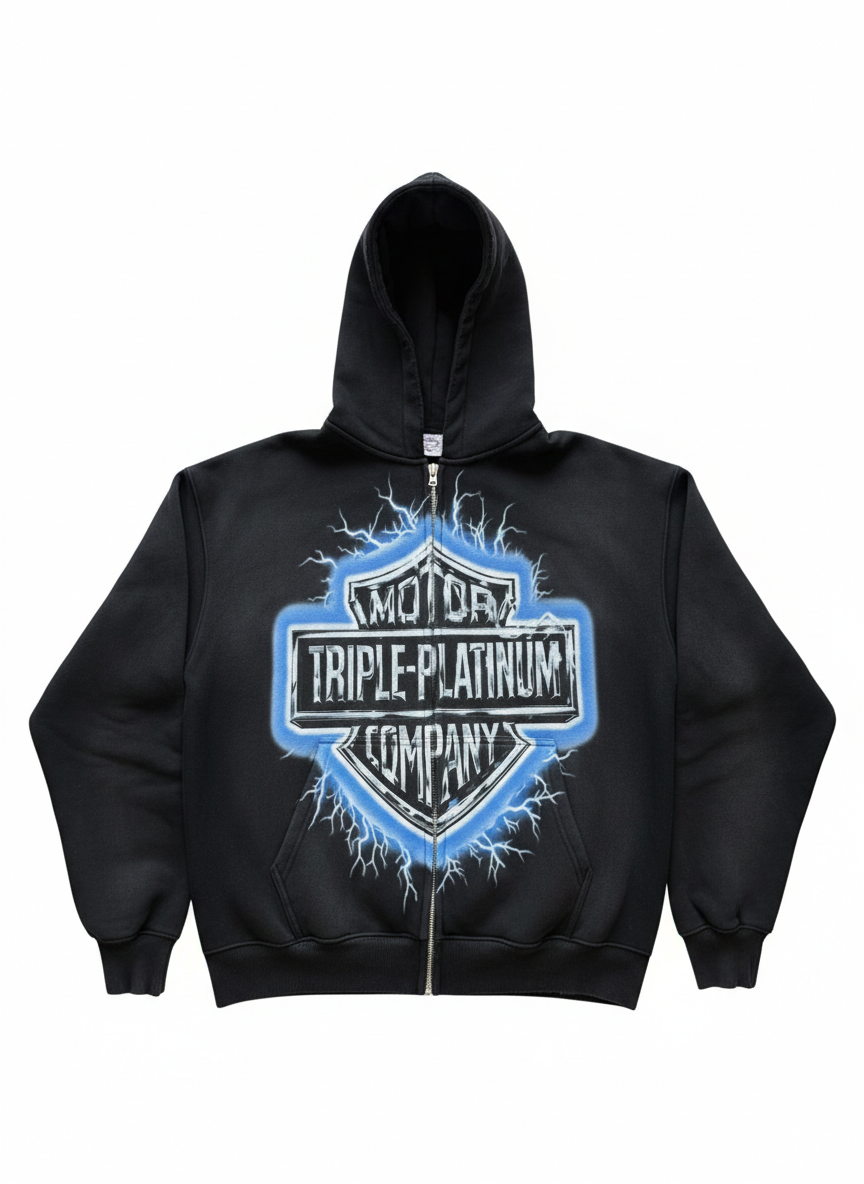 Harley Zip Up Hoodie