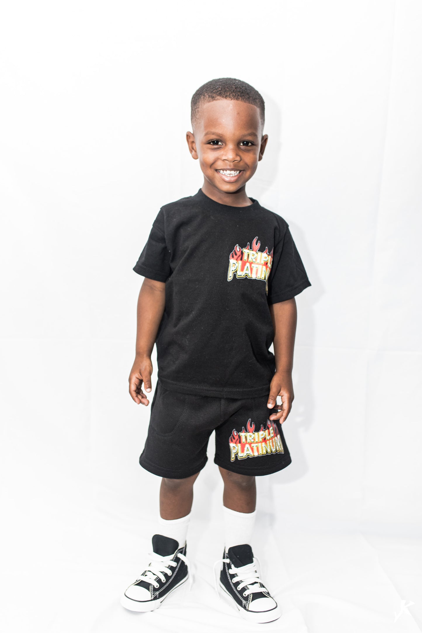 Kids Diamond Flame Tee